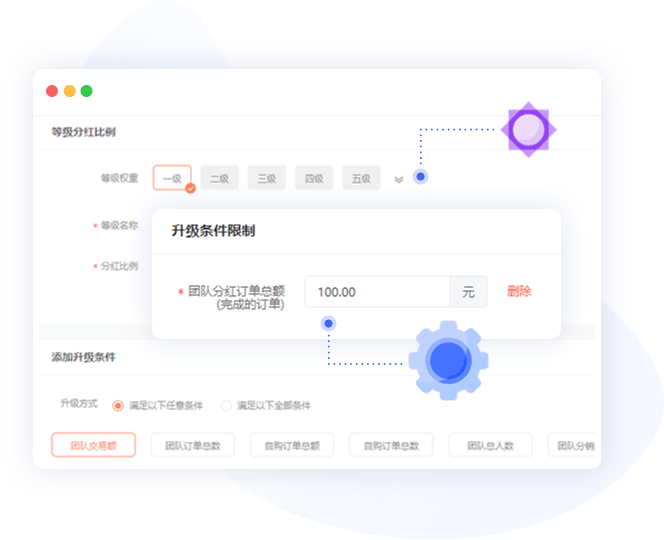 快速等級設置